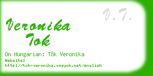 veronika tok business card